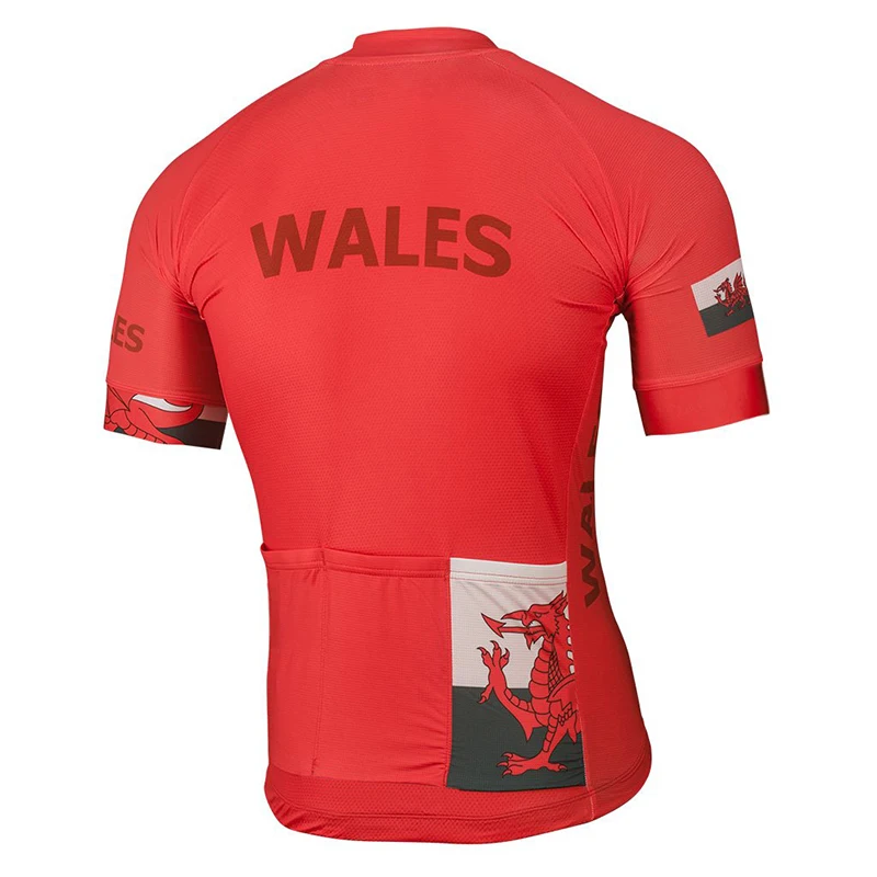 

Wales 2020 Men Summer cycling bib shorts jersey kit Bike Road Mountain cycling jersey set Race Breathable 9d Gel jersey ciclismo