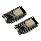 Плата для разработки ESP32 ESP-32S, 2 шт., 2,4 ГГц, двухрежимный Wi-Fi + Bluetooth, двухъядерный микроконтроллер, процессор для Arduino, ESP32