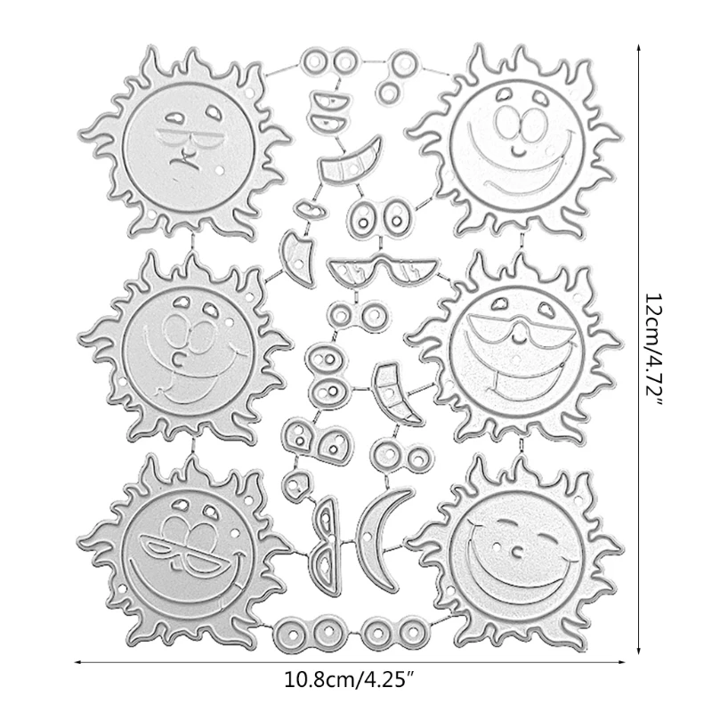 

Sun Metal Cutting Dies Stencil Scrapbooking DIY Album Stamp Paper Card Mold Embossing Decoration Craft