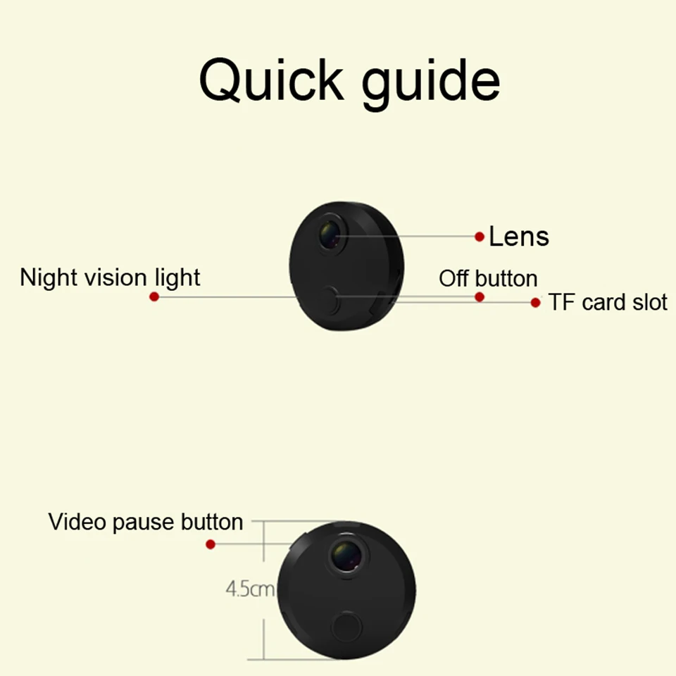 

HDQ15 1080P HD WIFI IP Camera Wireless Home Security Dvr Night Vision Motion Detect Mini Camcorder Loop Video Recorder Baby Cam