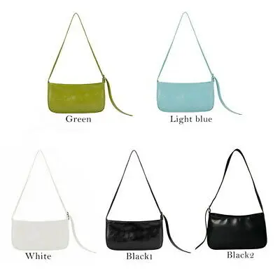 

Retro Black Baguette Shoulder Mini Bag Ladies Womens Casual Oxford Handbag Color