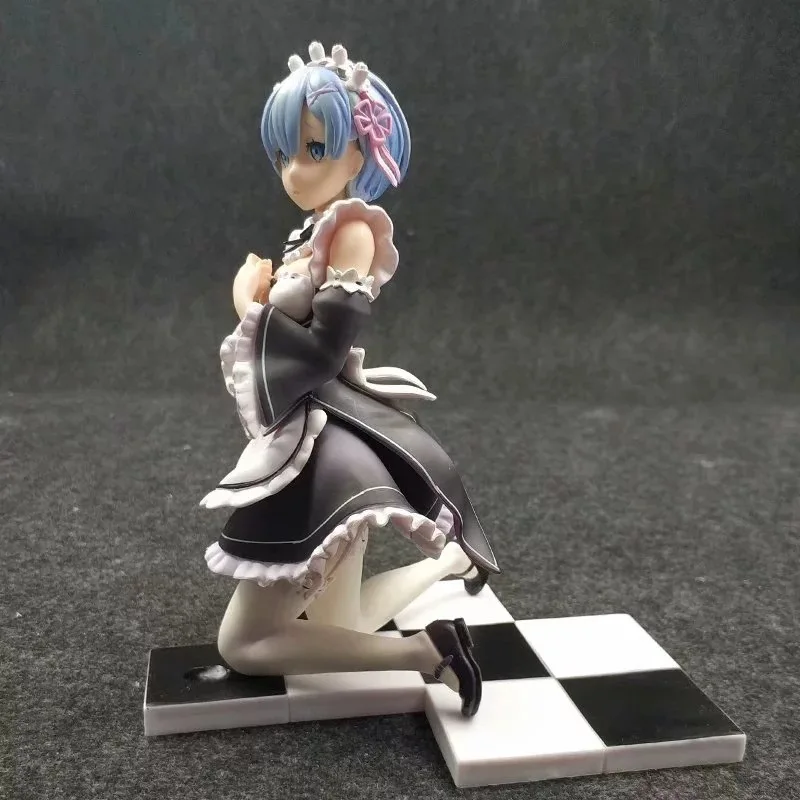 

Re:Life in a different world from zero Blue Rem Red Ram Model Sexy Girls 14CM PVC Action Figure Collection Toy Gift