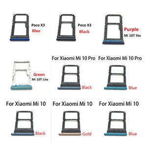 50PCS Sim Card Tray Slot Holder Adapter Socket Repair Parts For Xiaomi
Mi 10 Mi10 Pro Mi 10T Lite Poco X3