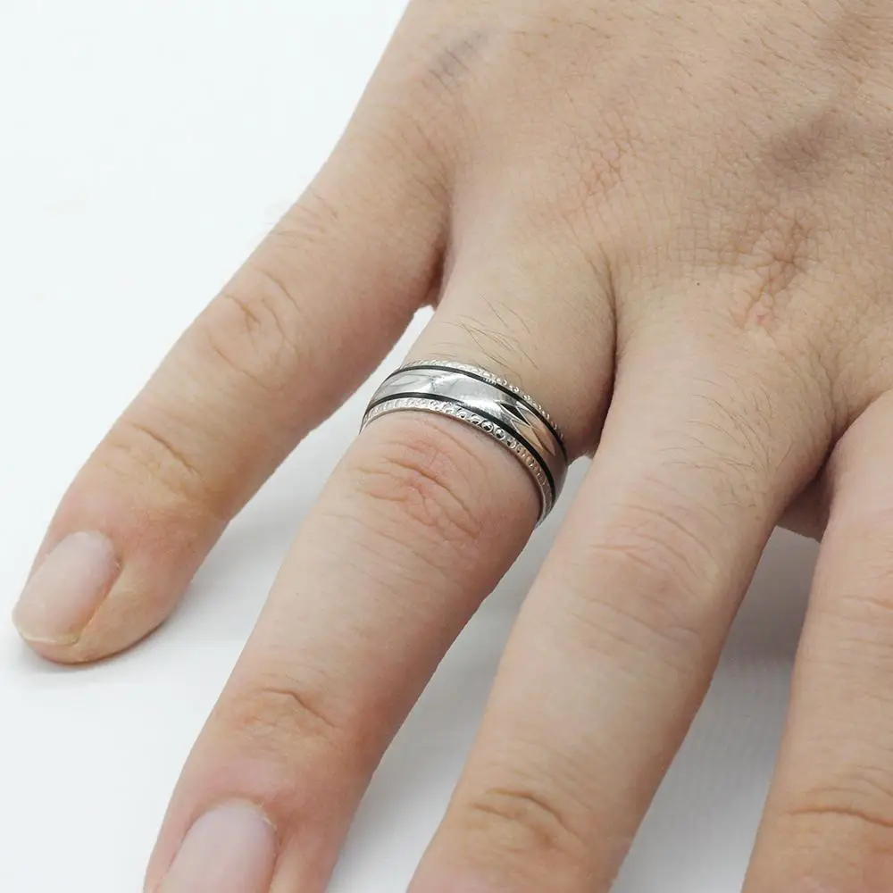 Solid 925 Sterling Silver Couple Rings For Lovers Women Men Fall In Love Engagement Wedding Unisex Fine Jewelry | Украшения и