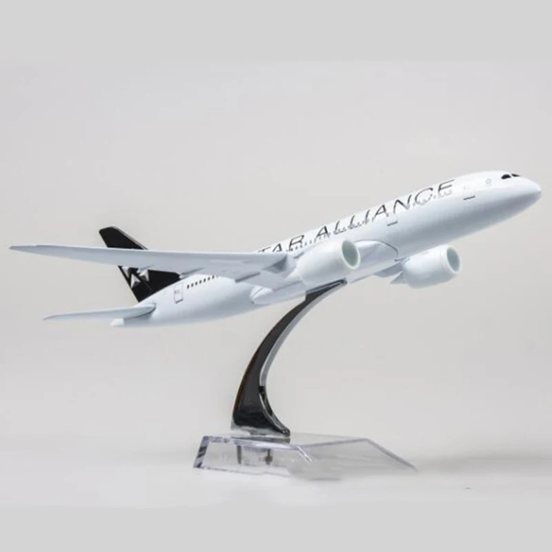 18 см B787 звезда Airlliance авиакомпании модель полученная литьём под давлением 1:300