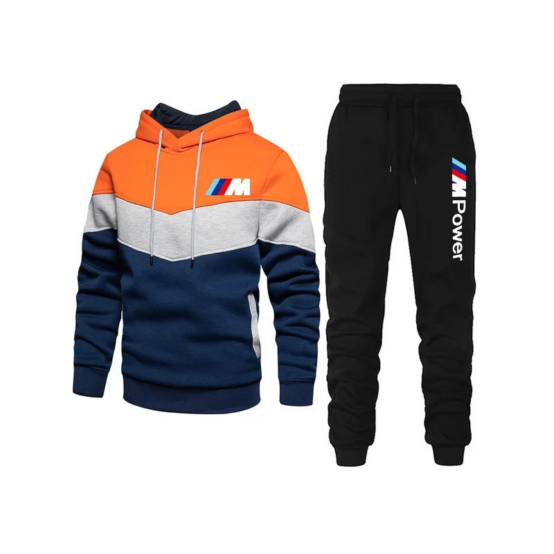 

Couple Suit Autumn And Winter New Men's And Women's Brand Trend Casual Outdoor Street Warm Sweater Hooded Suit