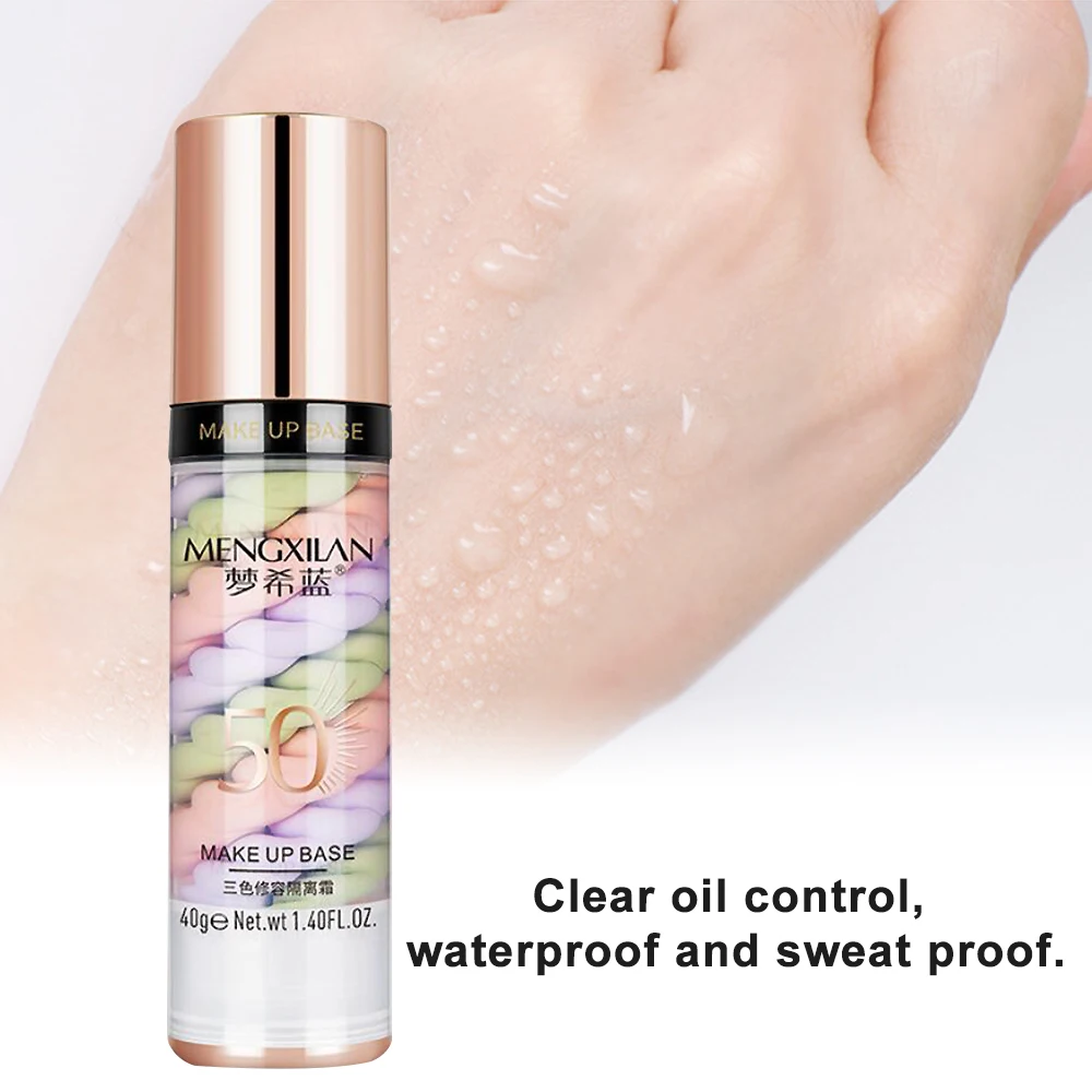 Face Matte Concealer Contouring Three Colors Base Cream Primer Moisturizing Even Skin Tone Oil Control Waterproof 2 | Красота и