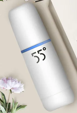 D-280ML Встряхните быстрое охлаждение в теплую воду 55 градусов изоляционная чашка из нержавеющей стали дорожная кружка-термос чашка умная пена чашка - Цвет: D-280ML