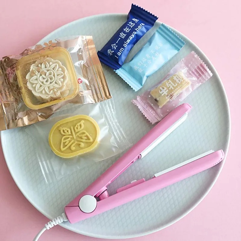 Бытовой пищевой вакуумный упаковщик портативные зажимы для сумок ручная