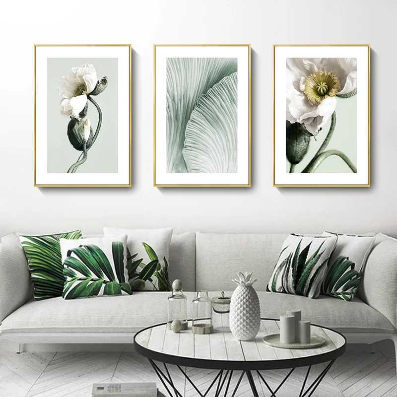 

Quotation Green Plants Decorative Painting Nordic Wall Art Pictures Room Home Decor Aesthetic Flowers Canvas Prints Wall Posters