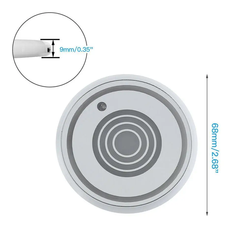 

Colorful Luminous Car Led Water Coaster Door Slot Mat Central Control Interior Sensor Atmosphere Light Car Anti-skid Mat