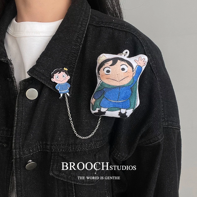 

Anime Ranking of Kings Osama Rankingu Bojji Metal Badge Souvenir Button Brooch Pins Fashion Cosplay Cartoon Accessories Toys