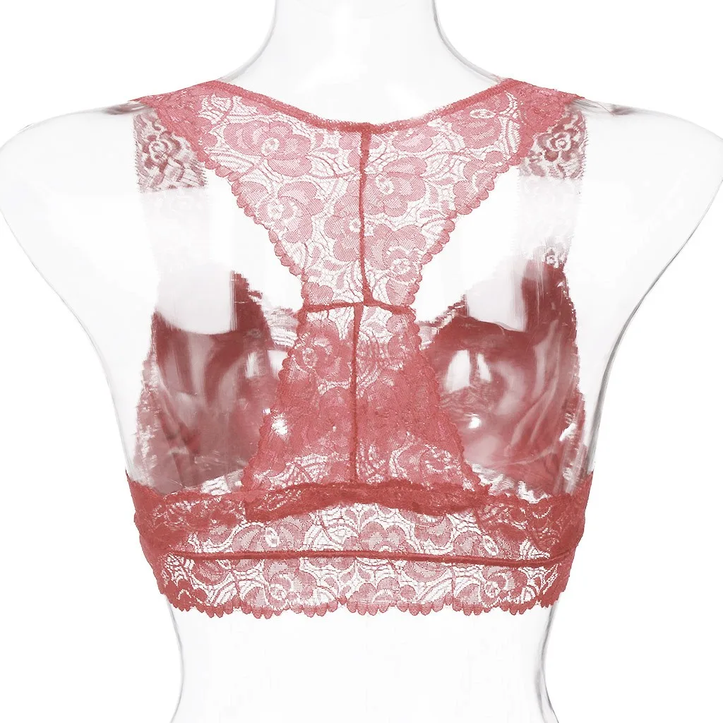 

2021 Sports Bra Woman Plus Size Vest Crop Wire Free Lingerie Sexy V-Neck S-3XL Seamless Bra Underwear