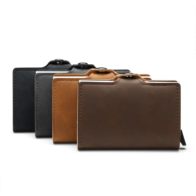 Чехол для кредитных карт Bycobecy 2020 из искусственной кожи мужчин и женщин RFID