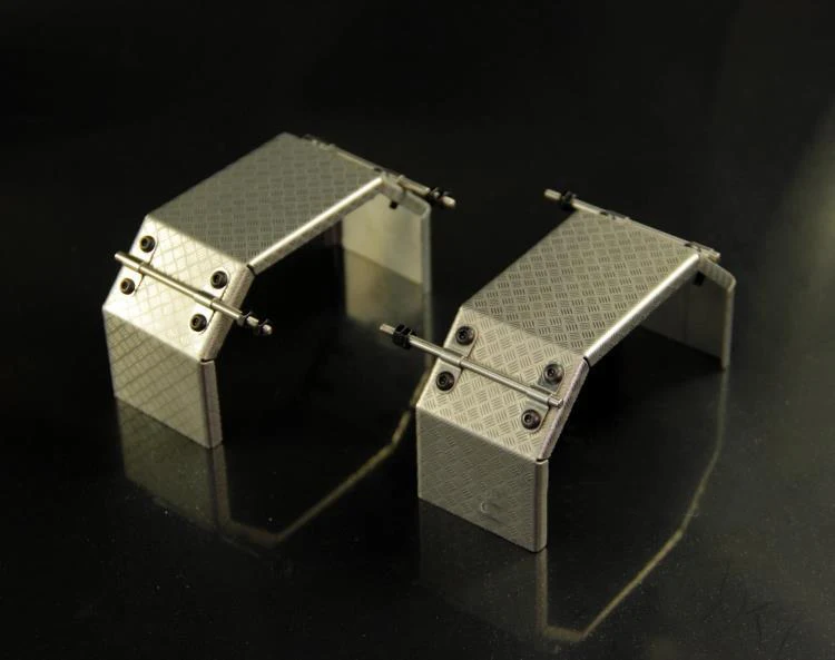 1/14 Tractor Trailer Flare Fender Stainless Steel Front Rear Mudguard Wheels Cover Mud Guard for RC Tamiya Trucks | Игрушки и хобби