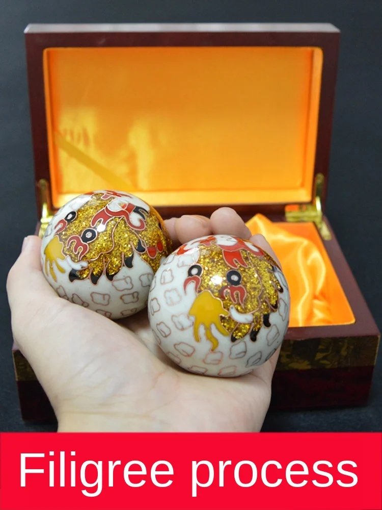 Baoding специальный Массажный мяч Sanbao перегородчатый белый для фитнеса Qilin ручной