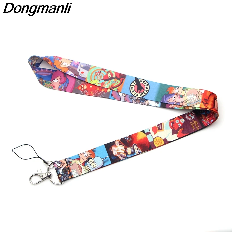 PC129 Futurama бейдж со шнурком ID Lanyards/Мобильный телефон Веревка/ключ нашейные ремешки Ремешки