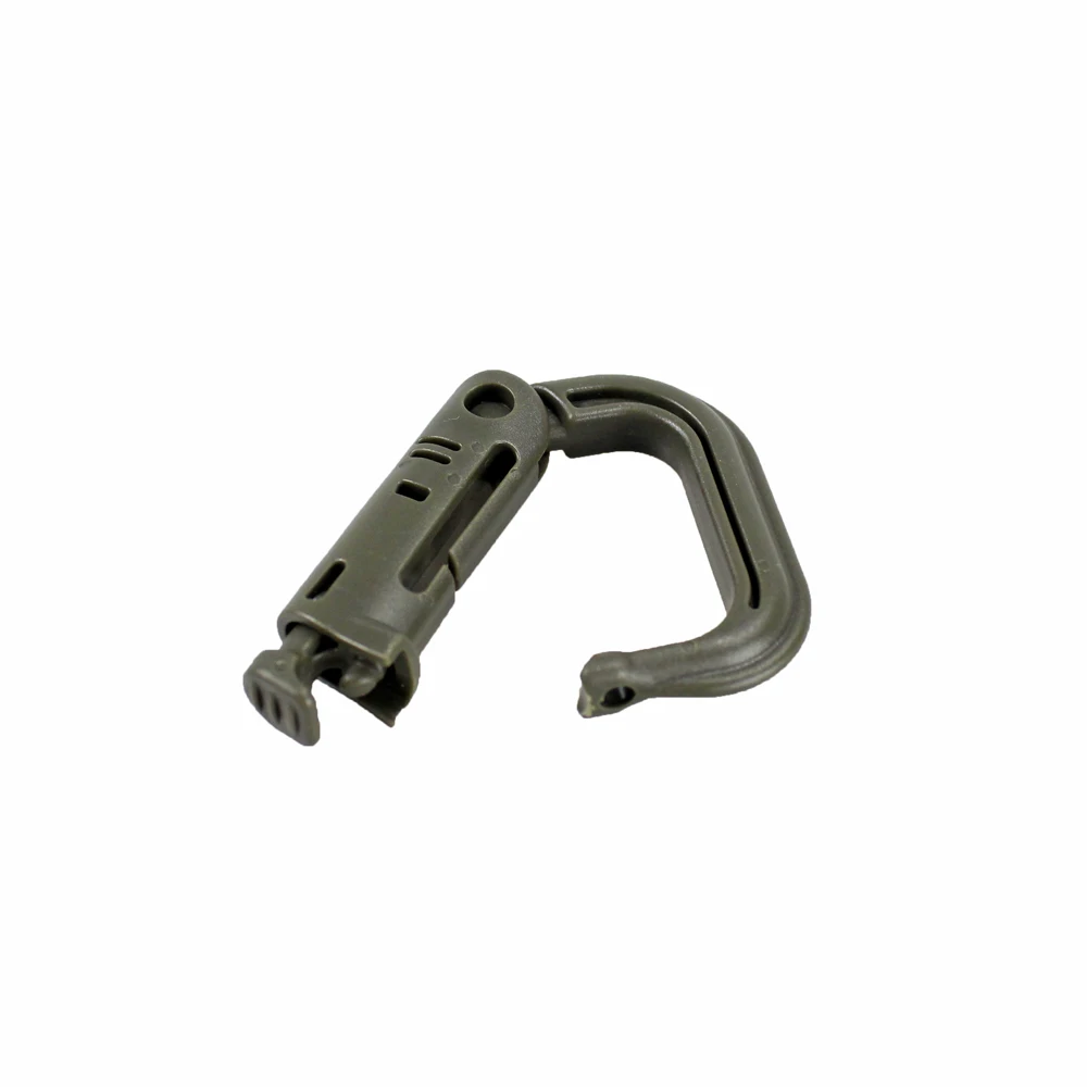 Карабин армейский D-ring Clip Molle лямки Пластиковый Рюкзак Пряжка защелкивающийся замок Grimlock Camp Hike горный подъем открытый