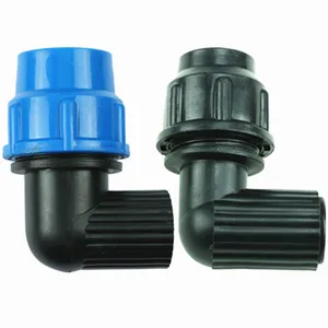 Пластиковая полиэтиленовая водопроводная труба, быстрое соединение, внутренняя резьба, 12 дюйма, 34 дюйма, 1 дюйм, колено, прямое соединение, 20 мм, 25 мм, 32 мм