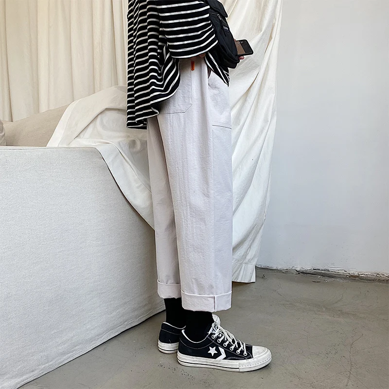 2019 мужские модные хлопковые повседневные штаны свободные для отдыха 6 цветов