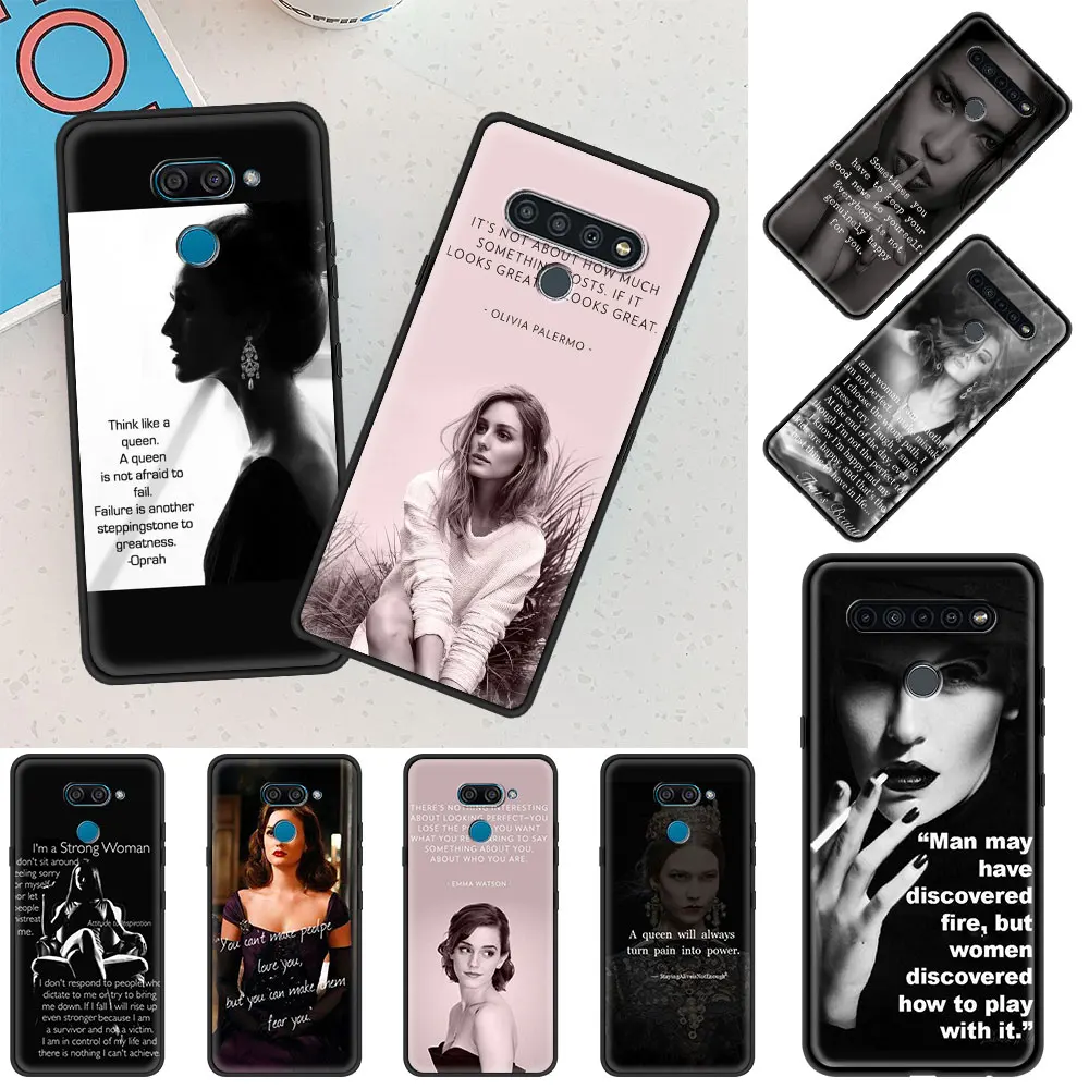 Сильная женщина леди сотовый Чехол для телефона LG K41s K61 K50 G6 K50s G7 K40s K40 K71 K42 G8 K52