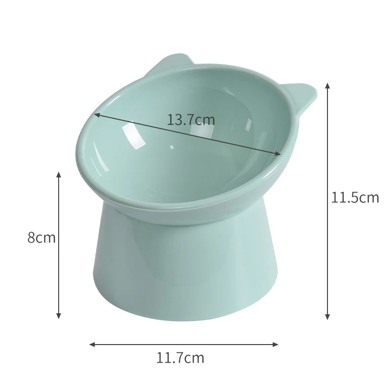 Миски для кошек миски одиночного питомца с поднятой подставкой миска питомцев и