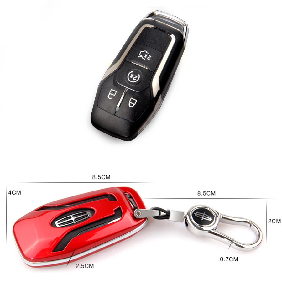 4/5 Button Car Smart Remote Key Case Cover Auto KeyChain Fob Shell for Ford Fusion Mustang F150 Edge Explorer Lincoln | Автомобили и