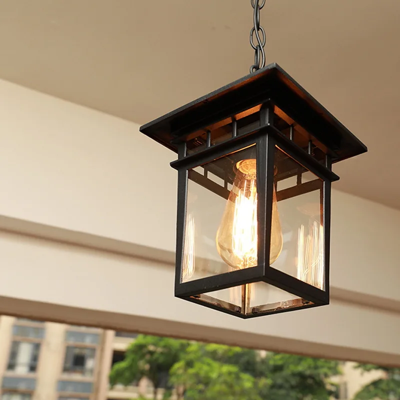 

Chandelier Outdoor Waterproof And Rust-Proof Courtyard Lamp Corridor Aisle Balcony Lamp Outdoor Villa Garden Small Chandelier