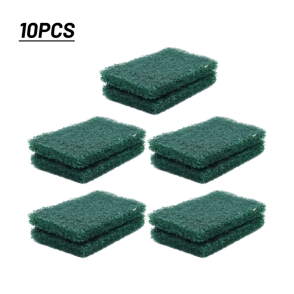 

Wire Draw 10pcs 11*15cm Scouring Pads Abrasive Decontamination Multi-function
