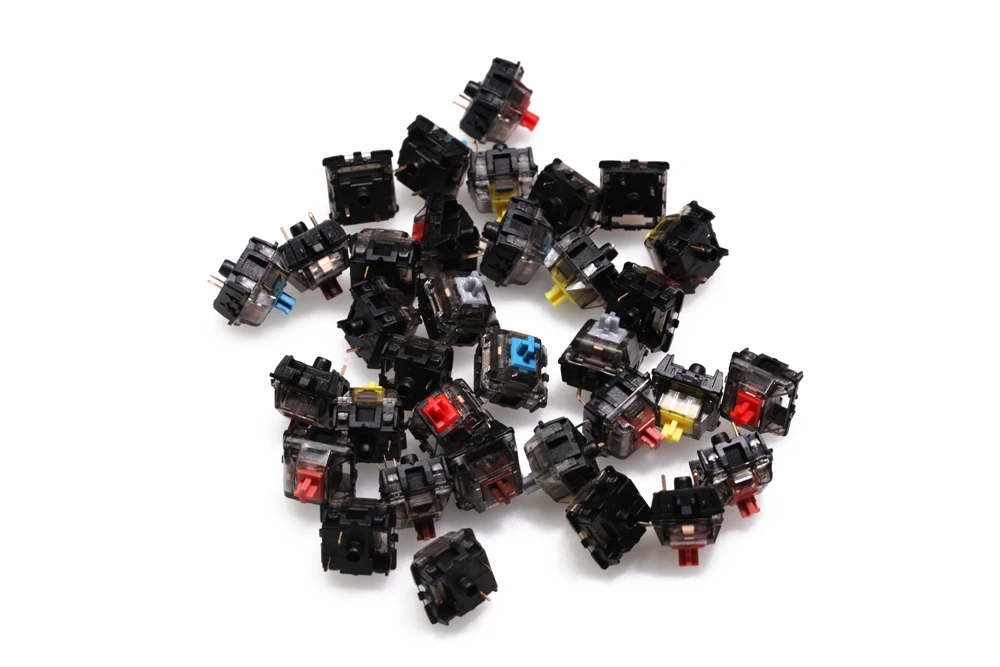 Gateron CAP Black Crystal V2 Switch 3pin SMD RGB mx stem switch for mechanical keyboard pre lubed Brown Yellow Silent Red Silver images - 6