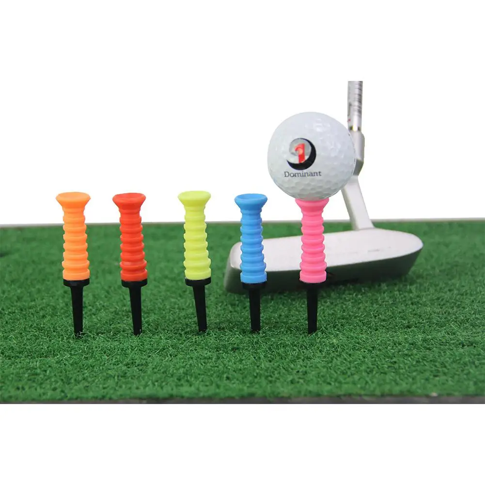 

3pcs 83x47mm Golf Tee Outdoor Elastic Driving Range Mini Practical Training Mixed Size Practice Mat Sport Rubber Golf Accessory