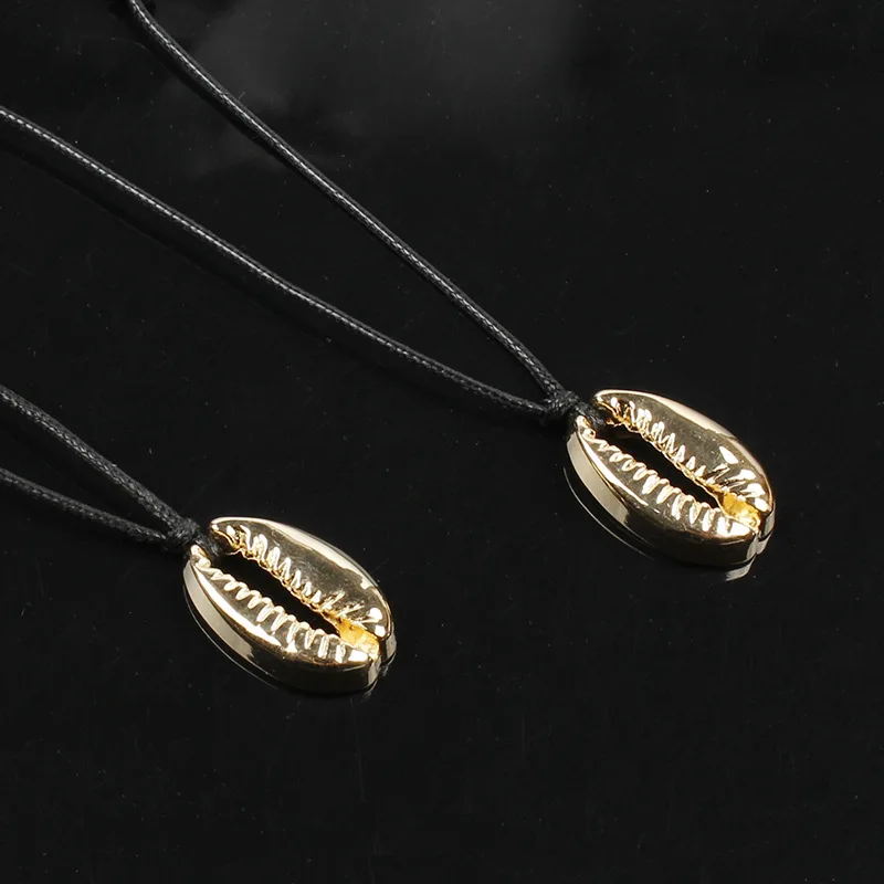 Простой цепочка веревка ручной работы ожерелье для женщин модные золотые Цвет