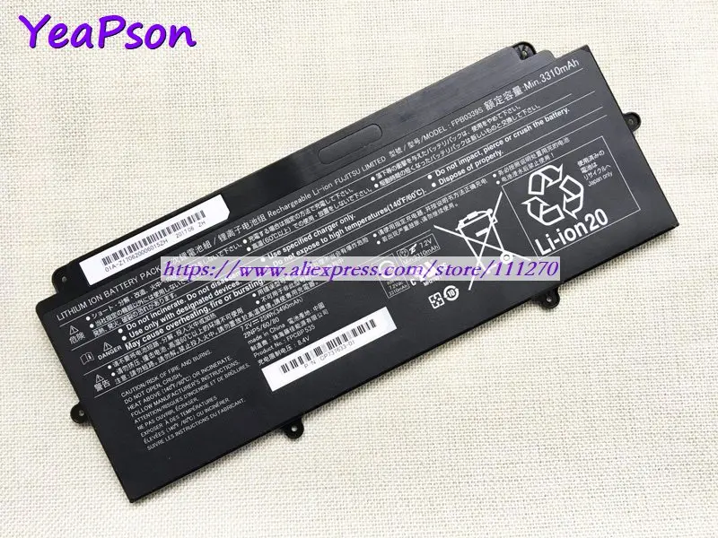Подлинный аккумулятор Yeapson FPCBP535 FPB0339S для ноутбука Fujitsu 7 2 в 25 Вт/ч | Компьютеры и