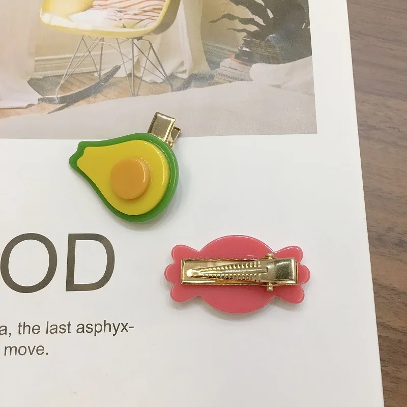 Детские Модные Фруктовые аксессуары для волос Мультяшные милые фотообои девочек