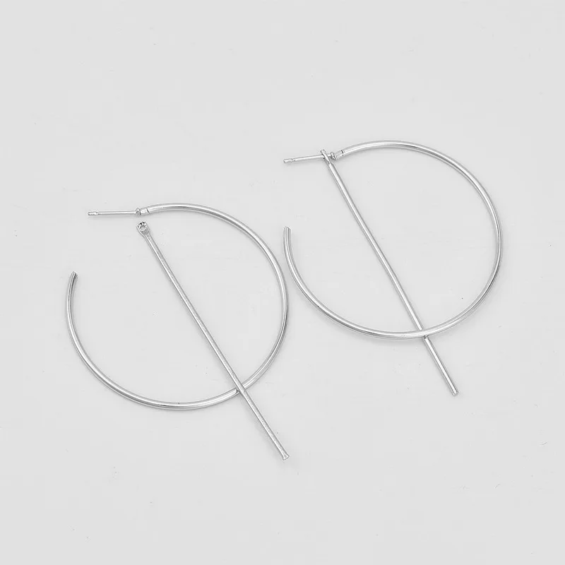 Серьги-кольца HebeDeer для девочек женские серьги круглый светильник желтый золотой