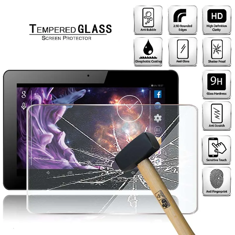 

Закаленное стекло для планшета Estar Grand HD 4G 10,1 дюймов полноэкранное покрытие Взрывозащищенный экран