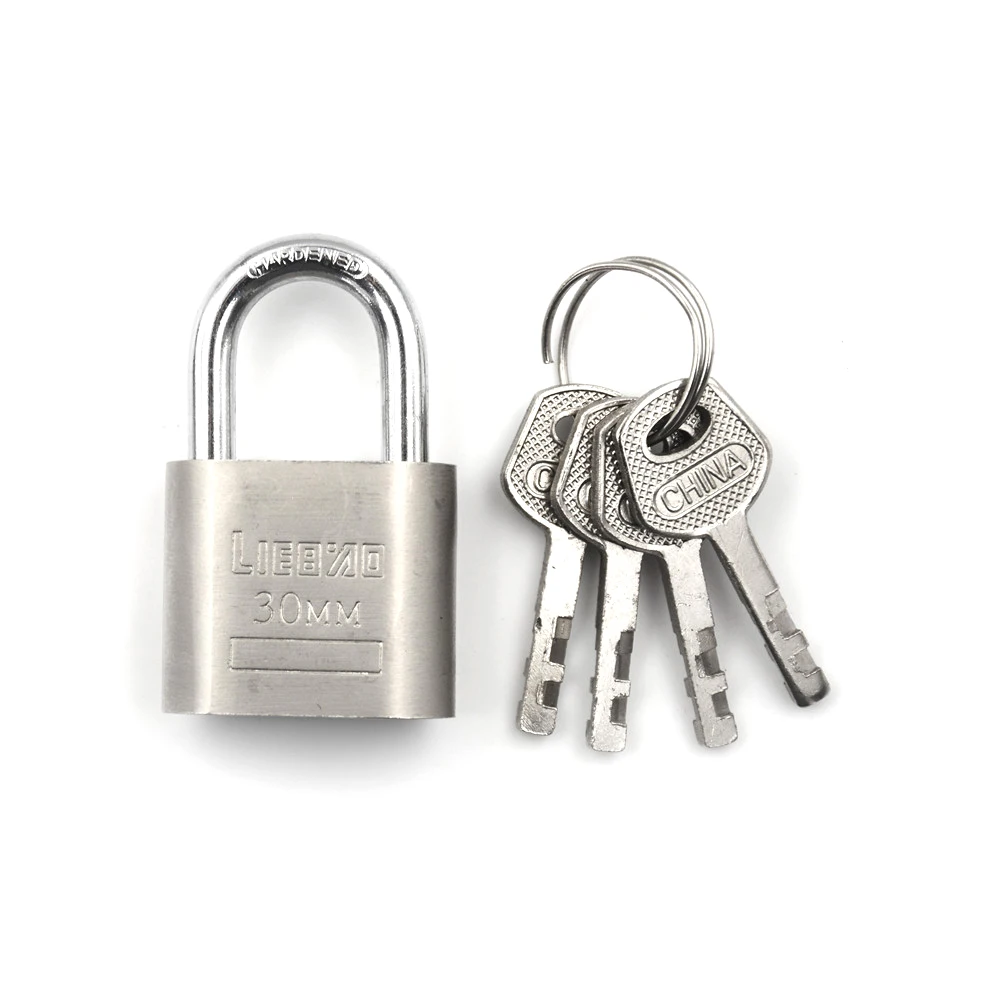 Практичный Золотой Серебряный тон с 3 ключами шкаф для багажа безопасности