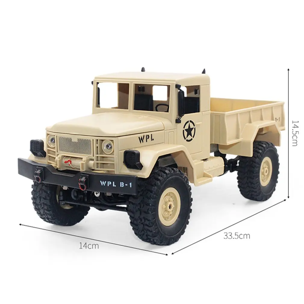 B-14 1/16 2 4 GHz RC Гусеничный внедорожный военный грузовик автомобиль с фарой RTR