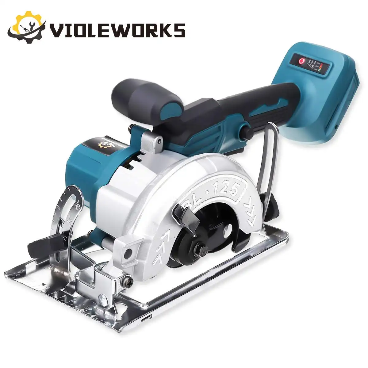 

125mm 1580W Brushless Cordless Electric Circular Saw 288VF 11000RPM Wood Cutter Power Tool Machine For Makita 18V Battery
