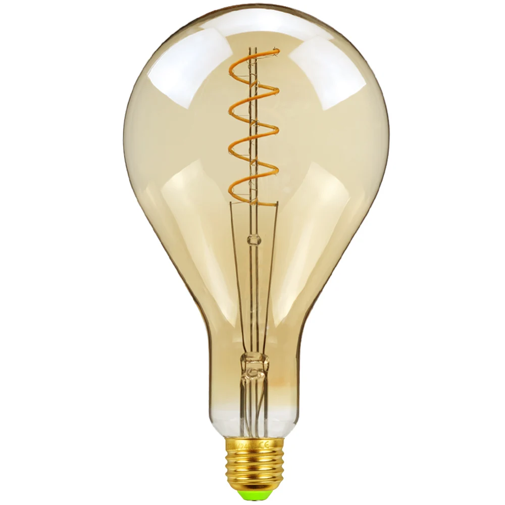 TIANFAN A110 дымчато серая Ретро лампа Эдисона Led E27 220V 4W Затемняющая горючая нить