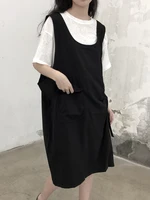 ladies halter dress summer new classic dark japanese retro fashion gentle casual loose large skirt