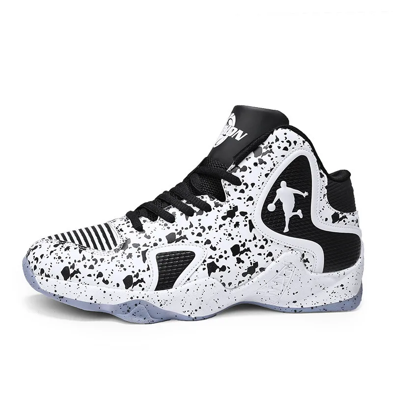 

Man High-top Basketball Shoes Men's Cushioning Light Basketball Sneakers Anti-skid Breathable Outdoor Sports Shoes