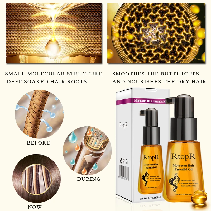 Марокканский продукт для предотвращения выпадения волос легко носить с собой