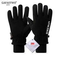 2021 new winter mens skiing gloves super warm touch screen unisex windproof outdoor sports 3m fashion thicken lamb gloves