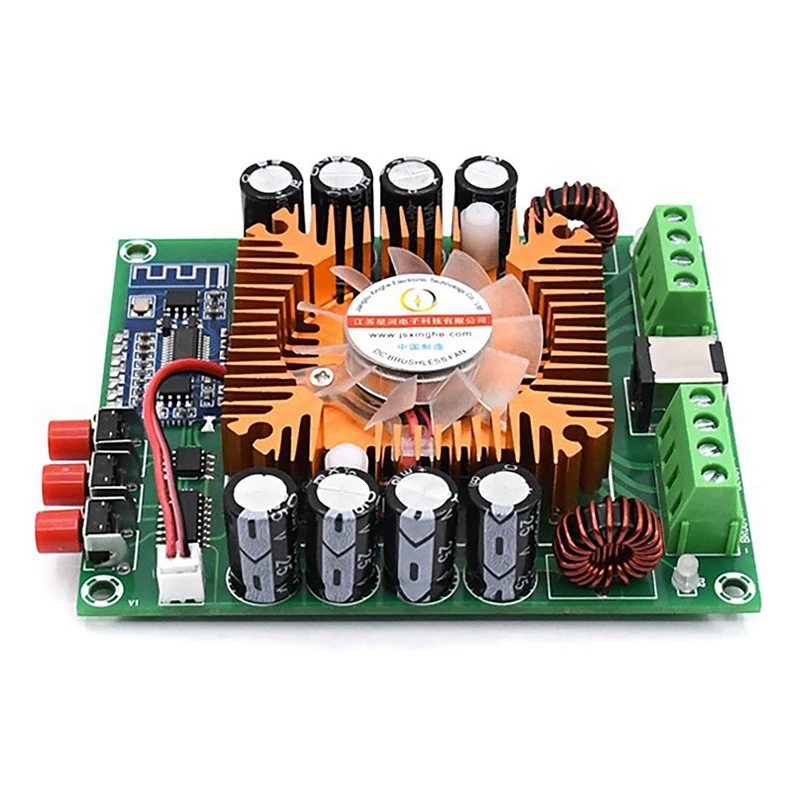 TDA7850 Bluetooth 5 0 аналоговая схема BTL Плата усилителя мощности XH A373 4X50W автомобильной