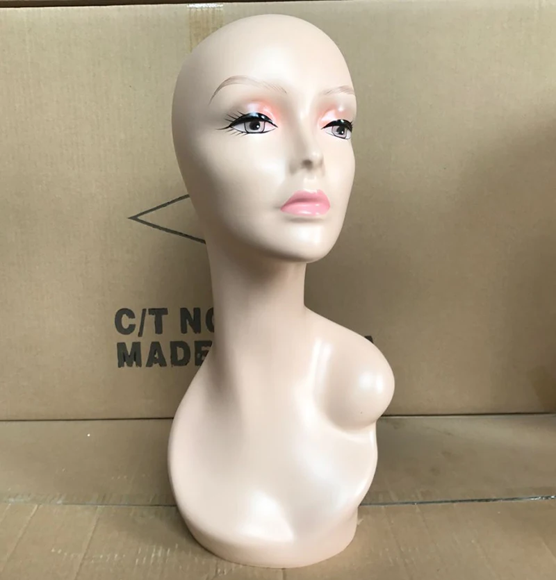 

Female Mannequin Head Model Wig Hat Jewelry Display Cosmetology Manikin Hairdressing Doll Women Hairdresser Sent Randomly