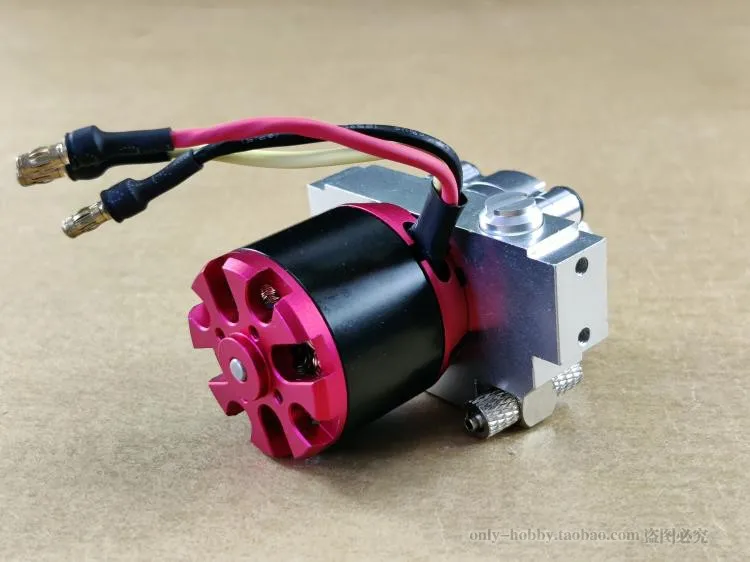 Metal Hydraulic power pump gear oil with relief valve For 1/14 Tamiya RC Truck car Scania MAN Actros Volvo Upgrade parts | Игрушки и