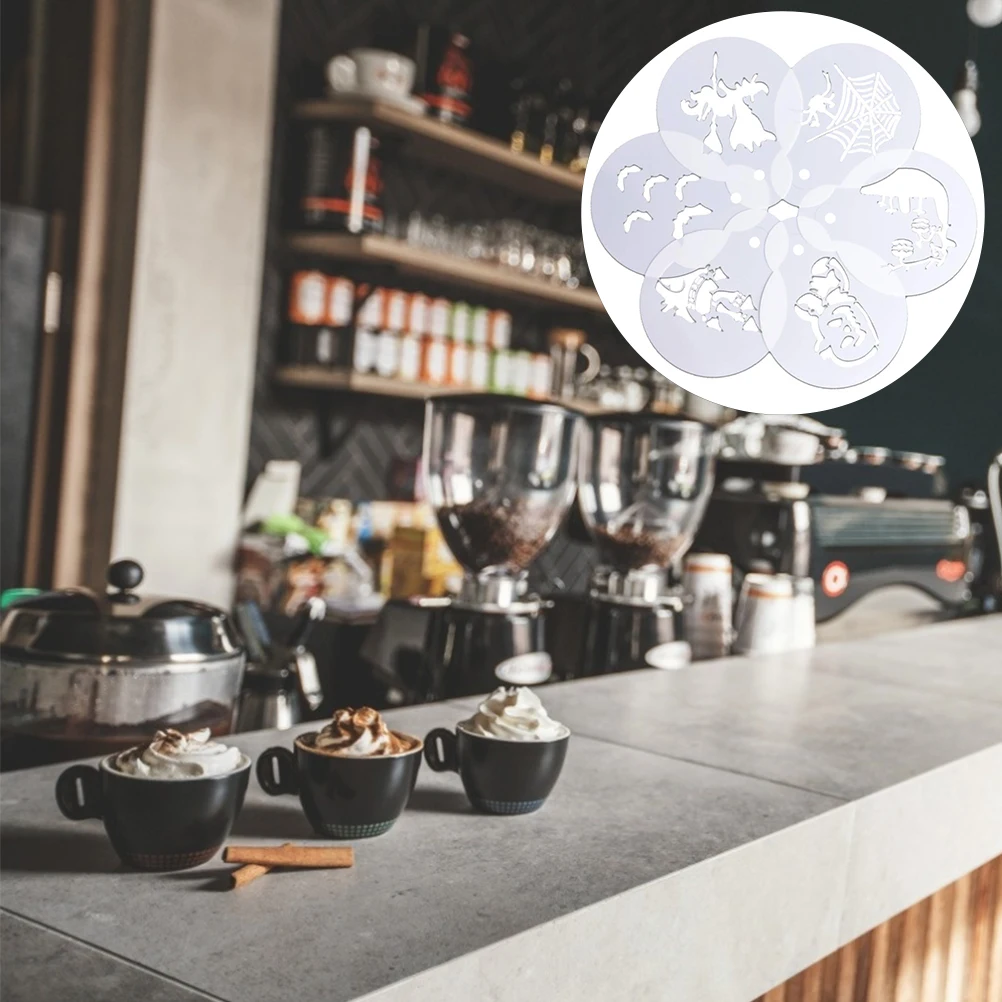 6 шт. форма для кофе на Хэллоуин искусственное украшение торта Пластиковая