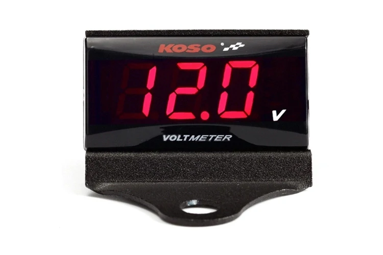 

KOSO Motorcycle Voltmeter Mini Voltage Meter DC 9V-150V for Electric Motorcycles Battery for Yamaha XMAX 300 PCX150 NMAX