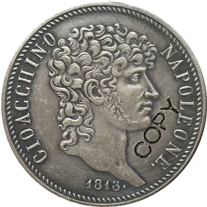 Копия итальянских монет 5 лир 1813